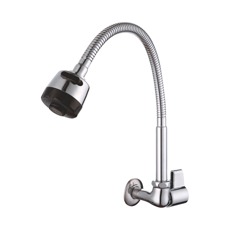 Horizontal Wall-Mounted Flexible Spout Faucet