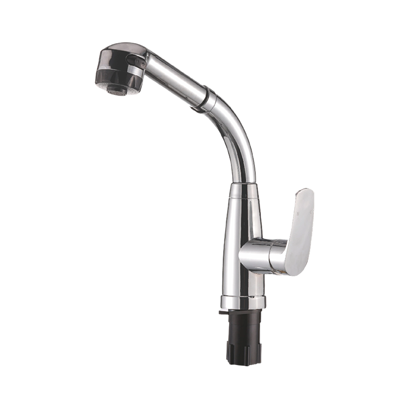 Zinc Alloy Pull-Out Kitchen Faucet