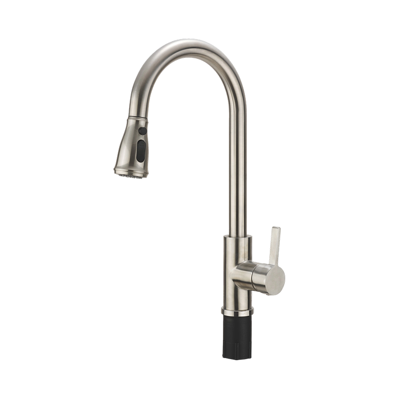 304 Stainless Steel Pull-Out Kitchen Faucet