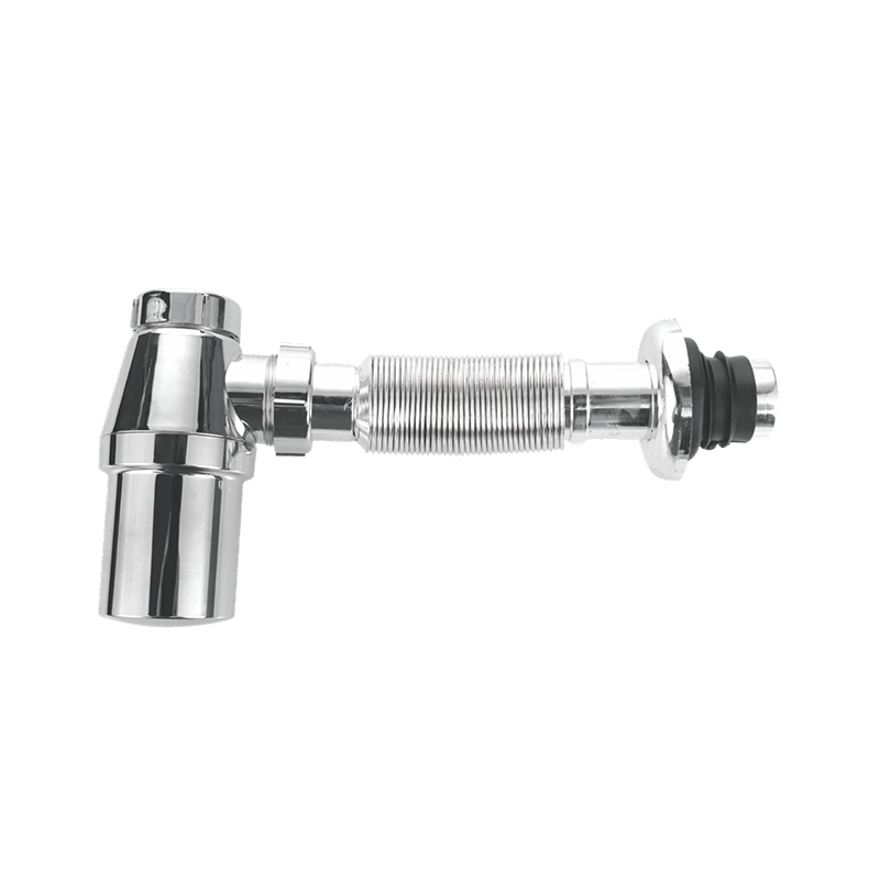 Plastic Basin P-Trap with Electroplated ABS Body and Blow-Molded PP Tube