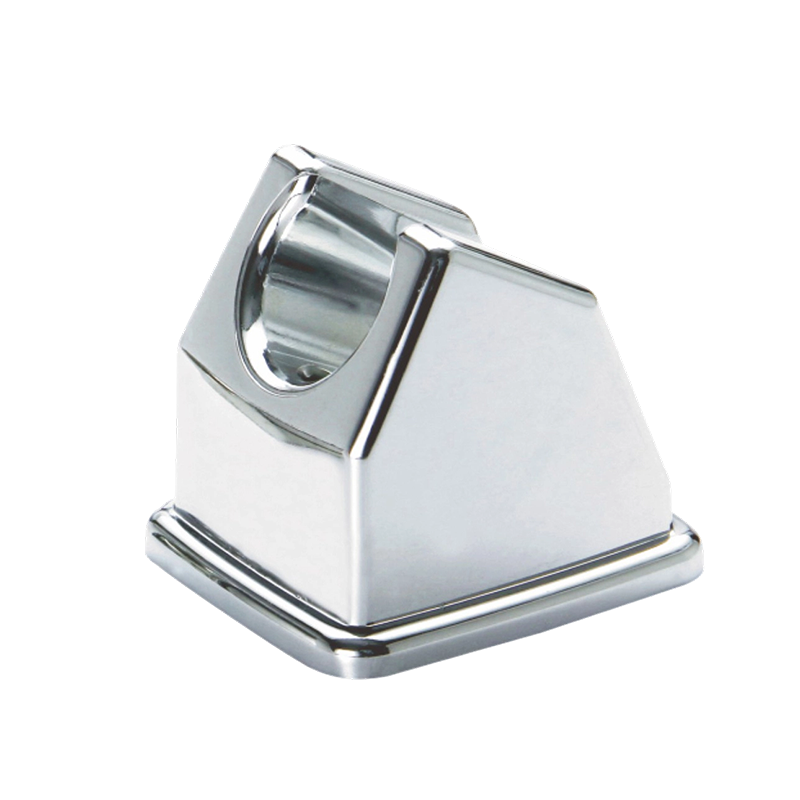 Single Angle ABS Hand Shower Holder with Chrome Finish