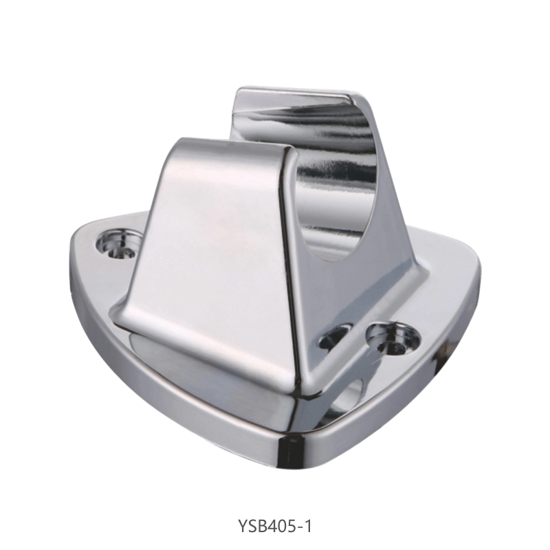 Wall-Mounted Hand Shower Holder with Chrome Finish