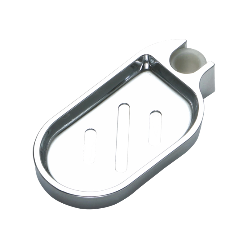 ABS Slide Bar Soap Dish with Chrome Finish