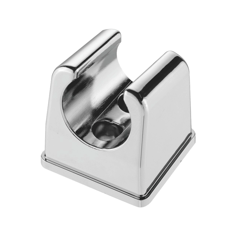 Single Angle ABS Hand Shower Holder with Chrome Finish