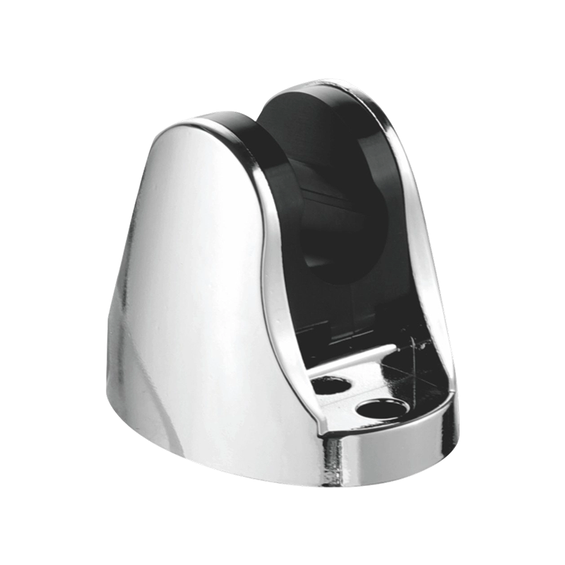 Single Angle ABS Hand Shower Holder with Chrome Finish