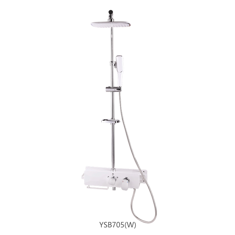 Brass Faucet ABS Box Shell Shower Set