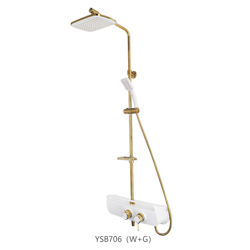 Color-mixed ABS New Box-style Shower Set