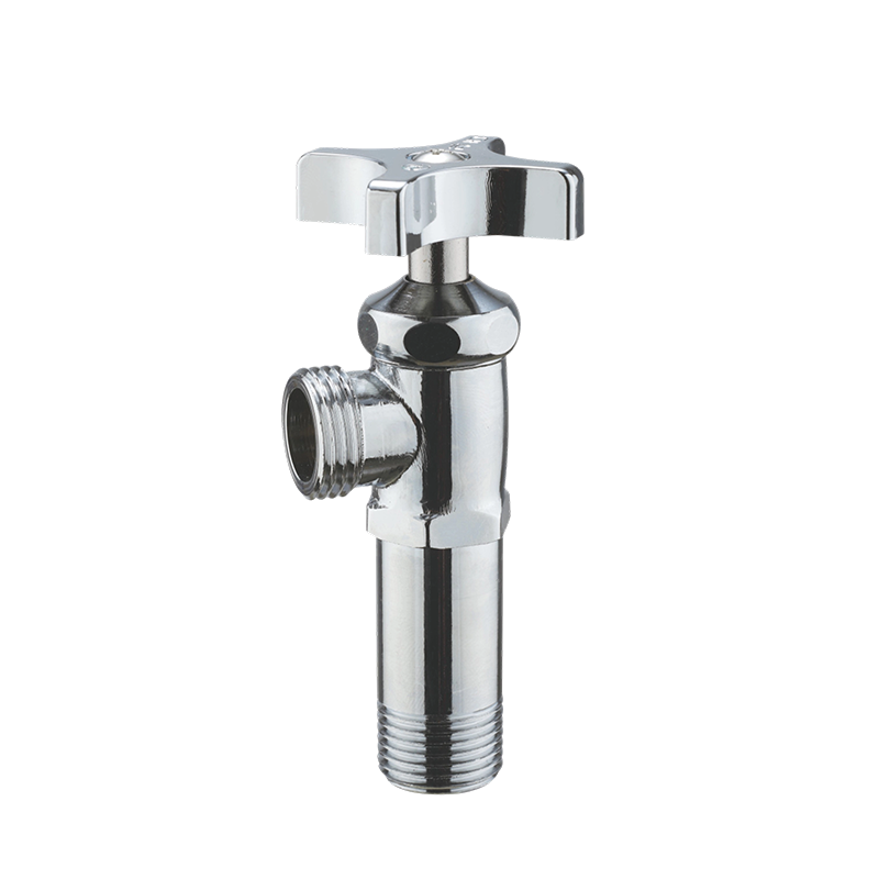 Polished Brass Short Angle Valve