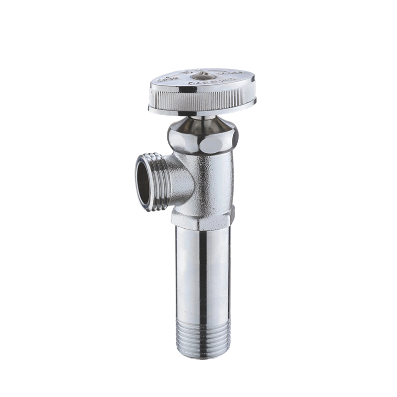Sandblasted Brass Long Angle Valve