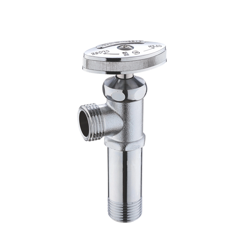 Sandblasted Brass Angle Valve