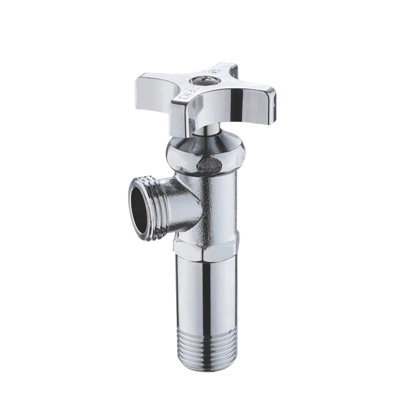 Sandblasted Brass Angle Valve