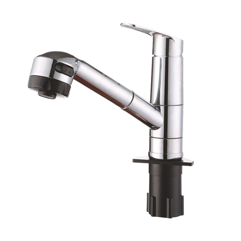 Plastic Y-Typed Pull-Out Kitchen Faucet