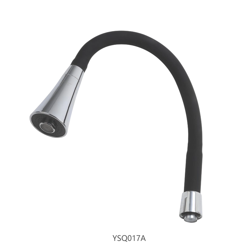 ABS Kitchen Faucet with Stainless Steel Flexible Spout & Gooseneck Spout