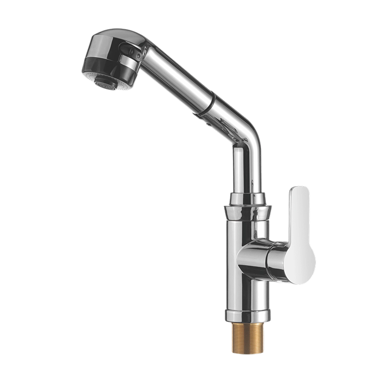 Plastic T-Typed Pull-Out Kitchen Faucet