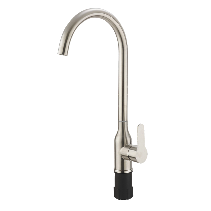 304 Stainless Steel Gooseneck Kitchen Faucet