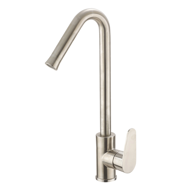 304 Stainless Steel Gooseneck Kitchen Faucet