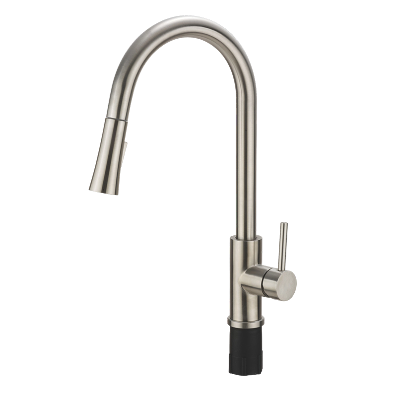 304 Stainless Steel Pull-Out Kitchen Faucet
