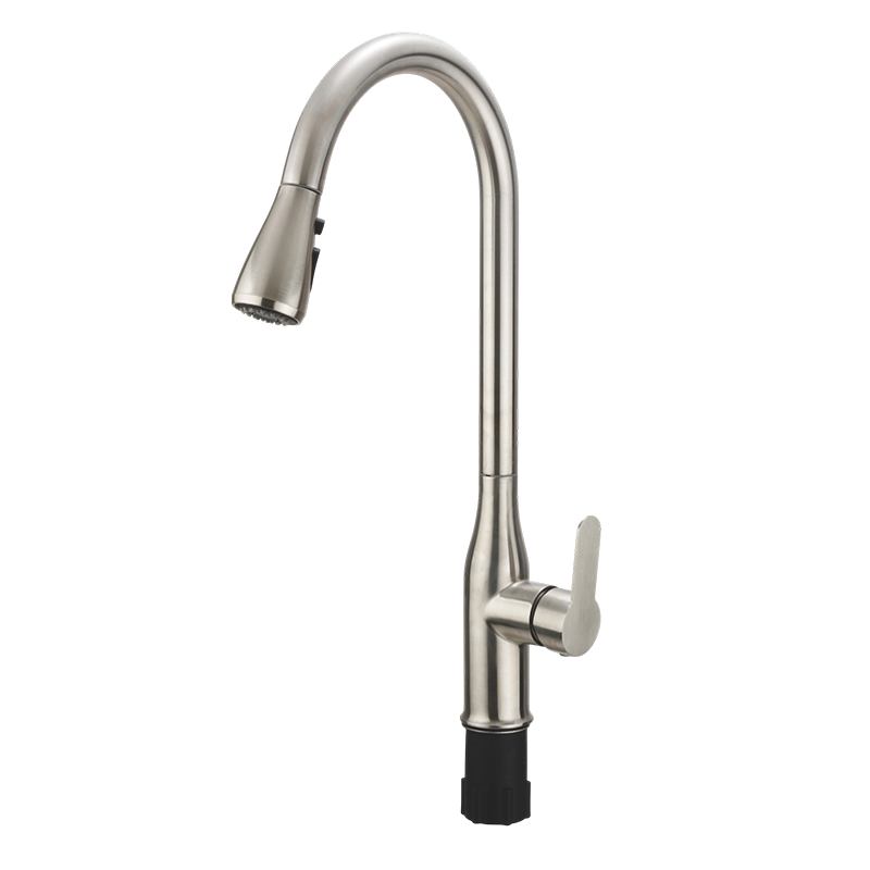 304 Stainless Steel Pull-Out Kitchen Faucet