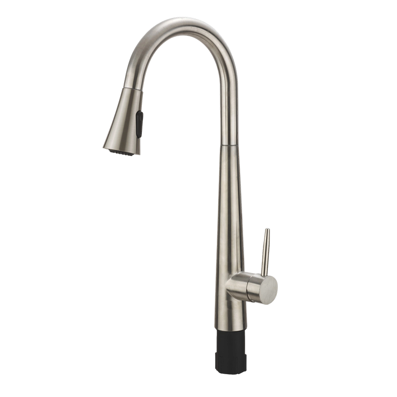 304 Stainless Steel Pull-Out Kitchen Faucet