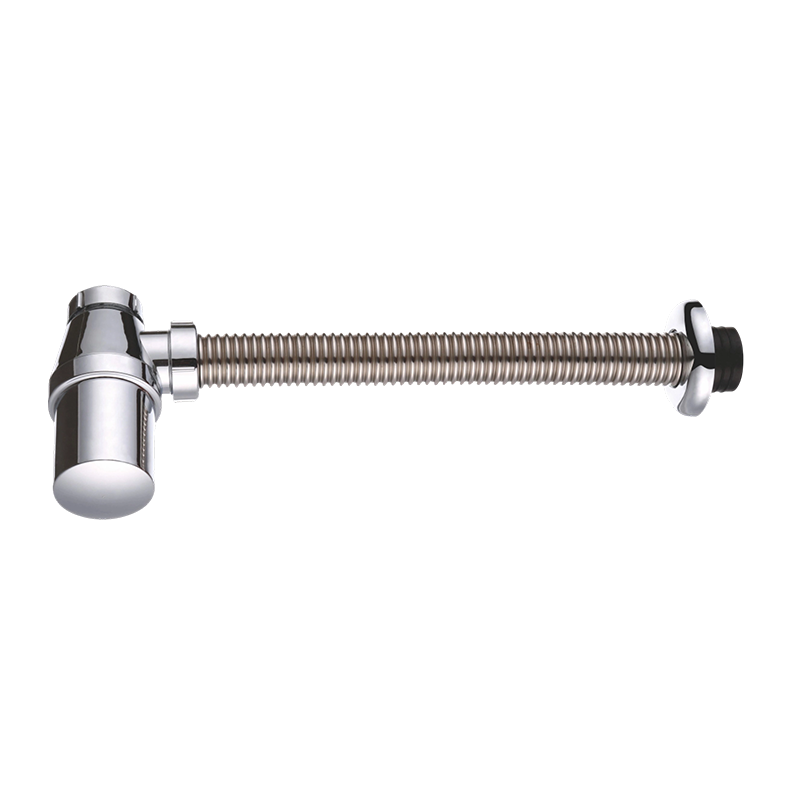 Wall Outlet Basin Drain Pipe with ABS Body and 304 Stainless Steel Corrugated Tube