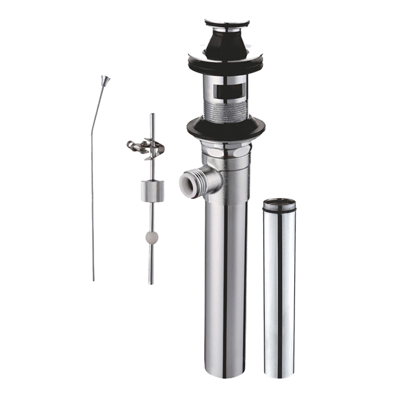 Brass Pop-Up Basin Drain with Lift Rod