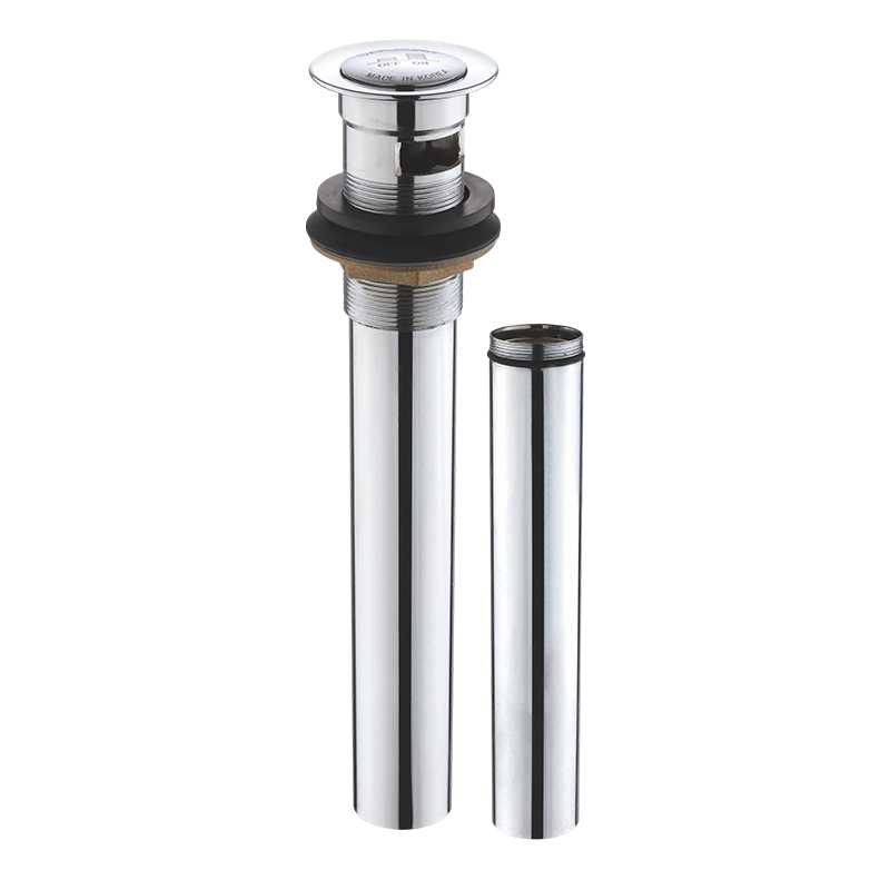 Brass Pop-Up Basin Drain with Lift Rod