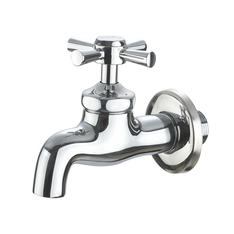 Ø25mm Large-Outlet Wall-Mounted Brass Bib Tap