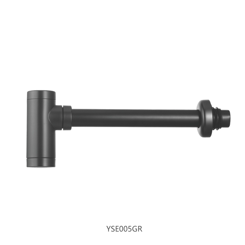 Wall Outlet P-Trap Basin Drain Pipe with ABS Body and 304 Stainless Steel Tube