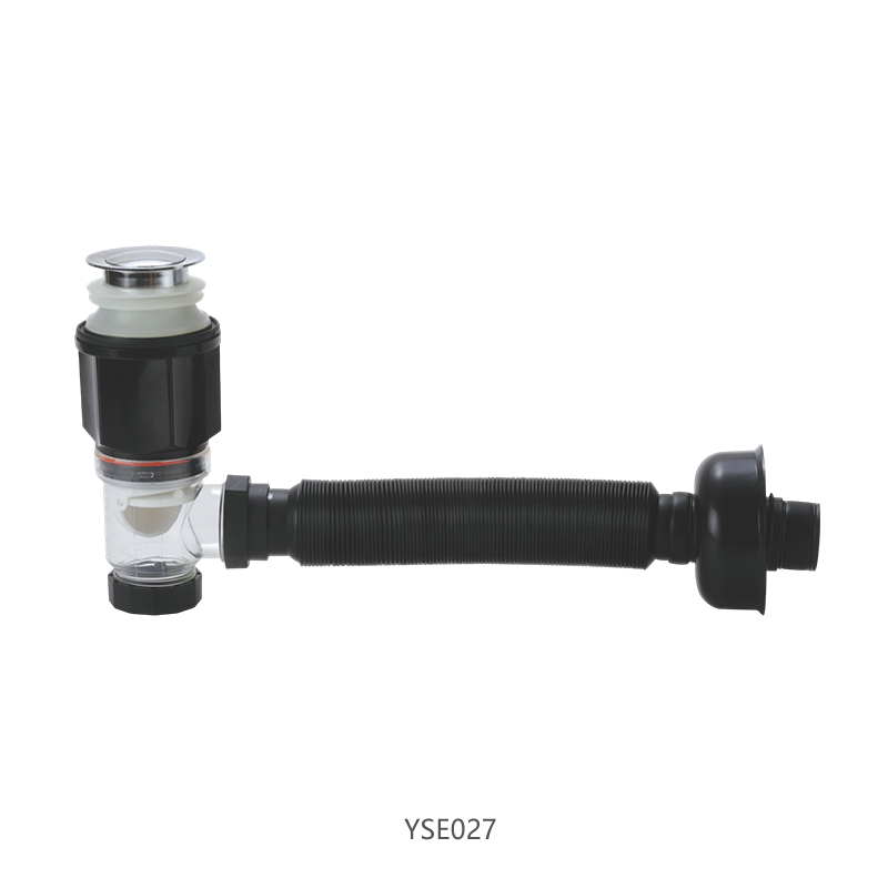 Convertible Pop-Up Basin Drain with Flexible Waste Pipe