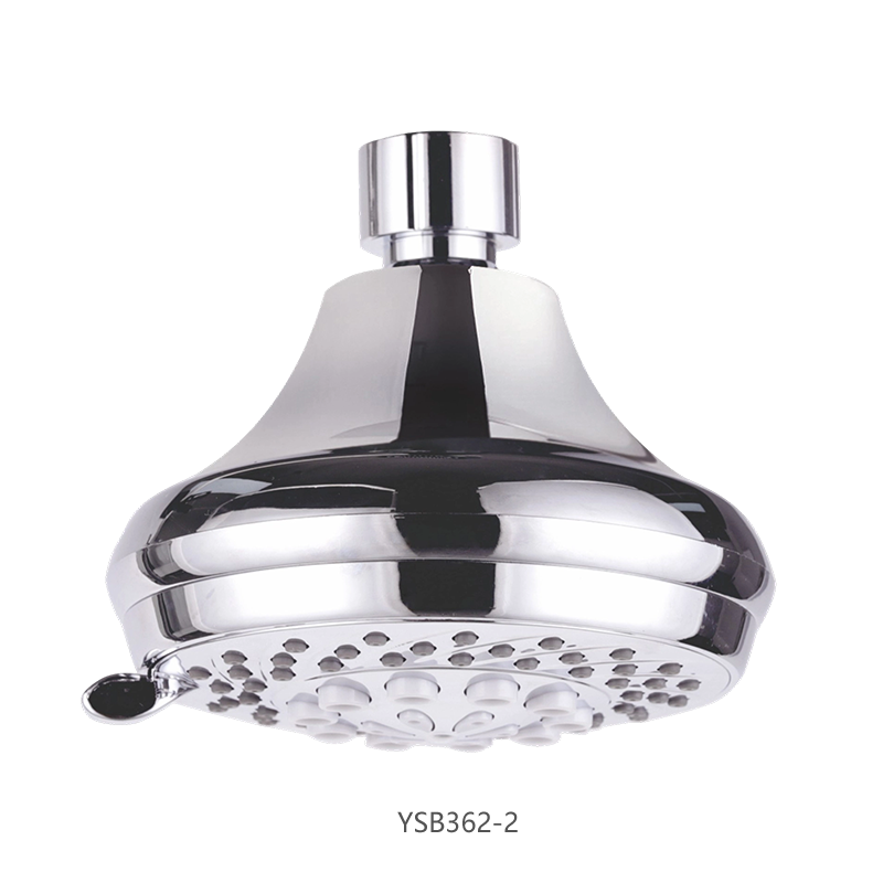Compact 5-Function Rain Shower Head