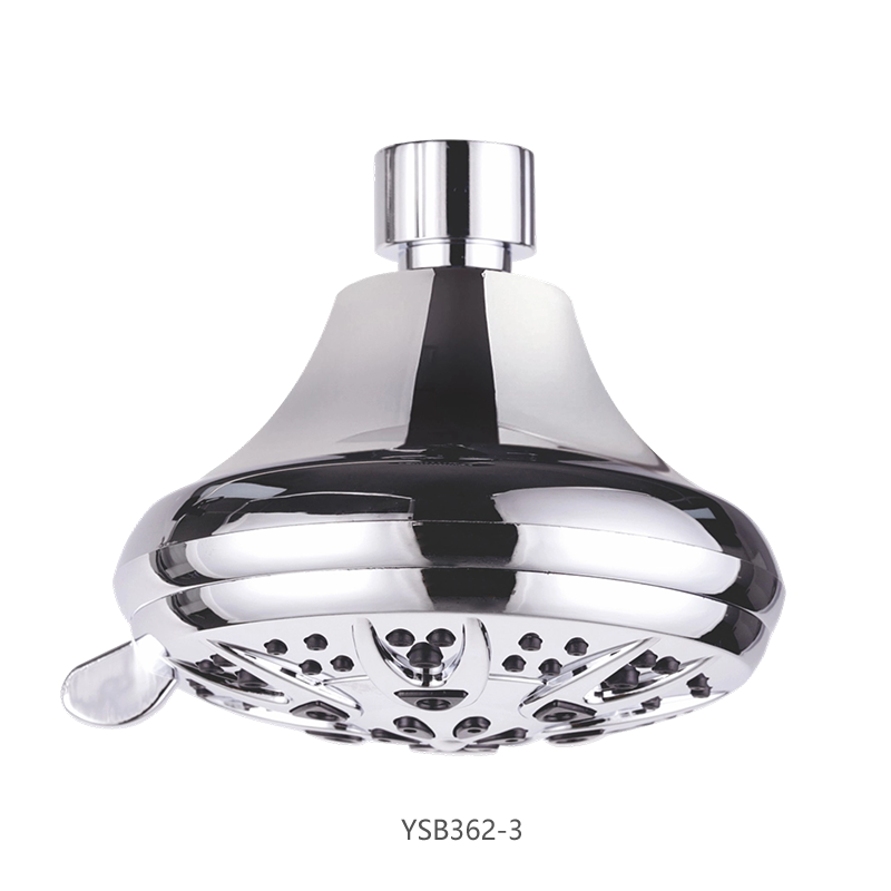 Compact 5-Function Rain Shower Head